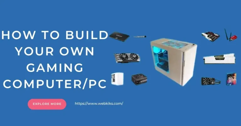 How To Build Your Own Gaming ComputerPC