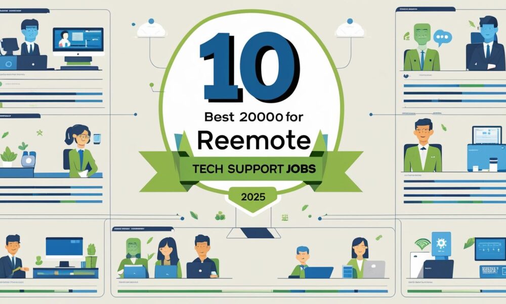 10 Best Types of Remote Tech Support Jobs in 2025 To Earn Online