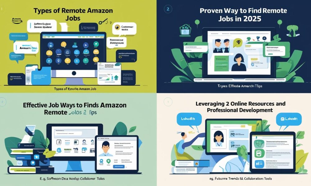 Proven Ways to Find Amazon Remote Jobs in 2025 – Types, Tips & Future