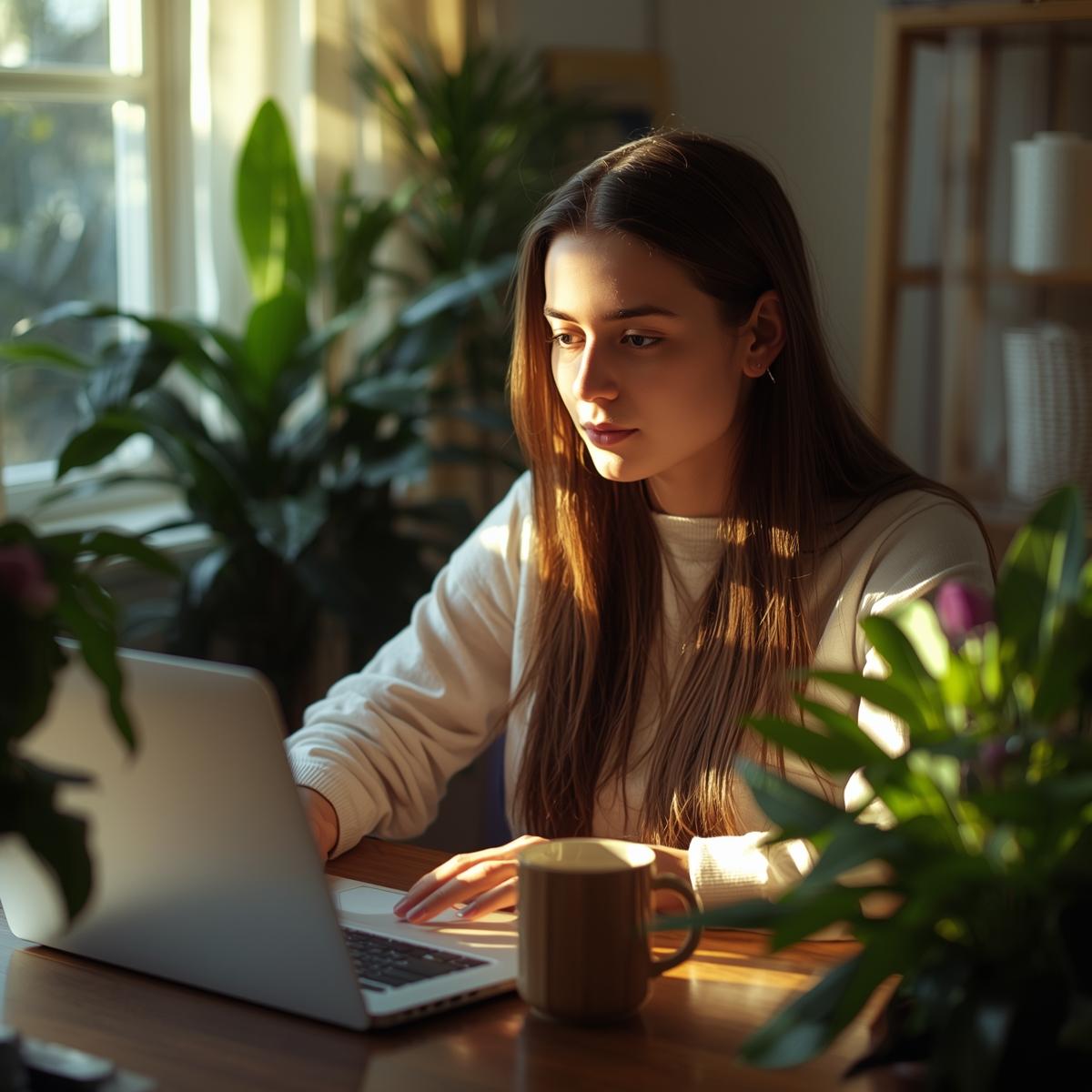 Flat lay of laptop, smartphone, and cash representing online money earning methods.