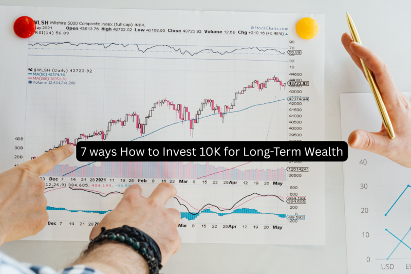 7 ways How to Invest 10K for Long-Term Wealth