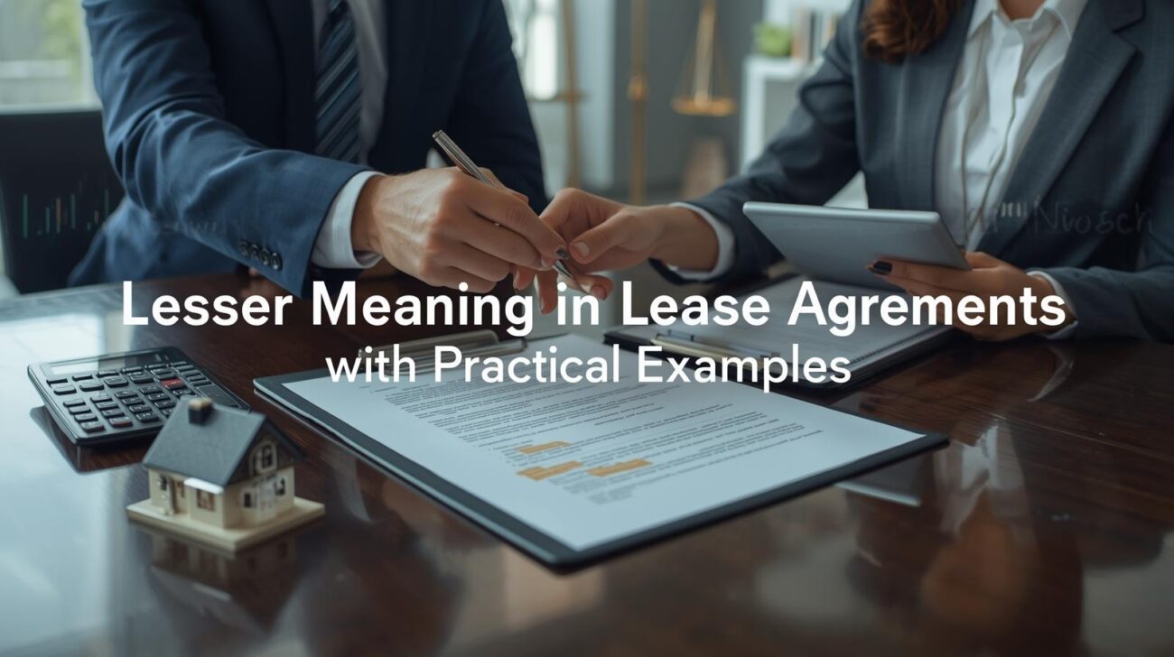Lessor Meaning in Lease Agreements with Practical Examples