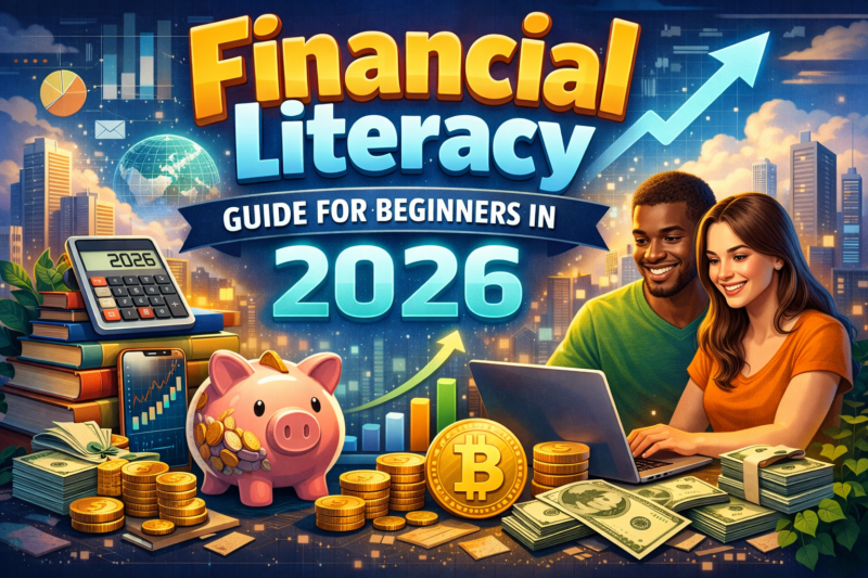 create an image for Financial Literacy Guide for Beginners in 2026