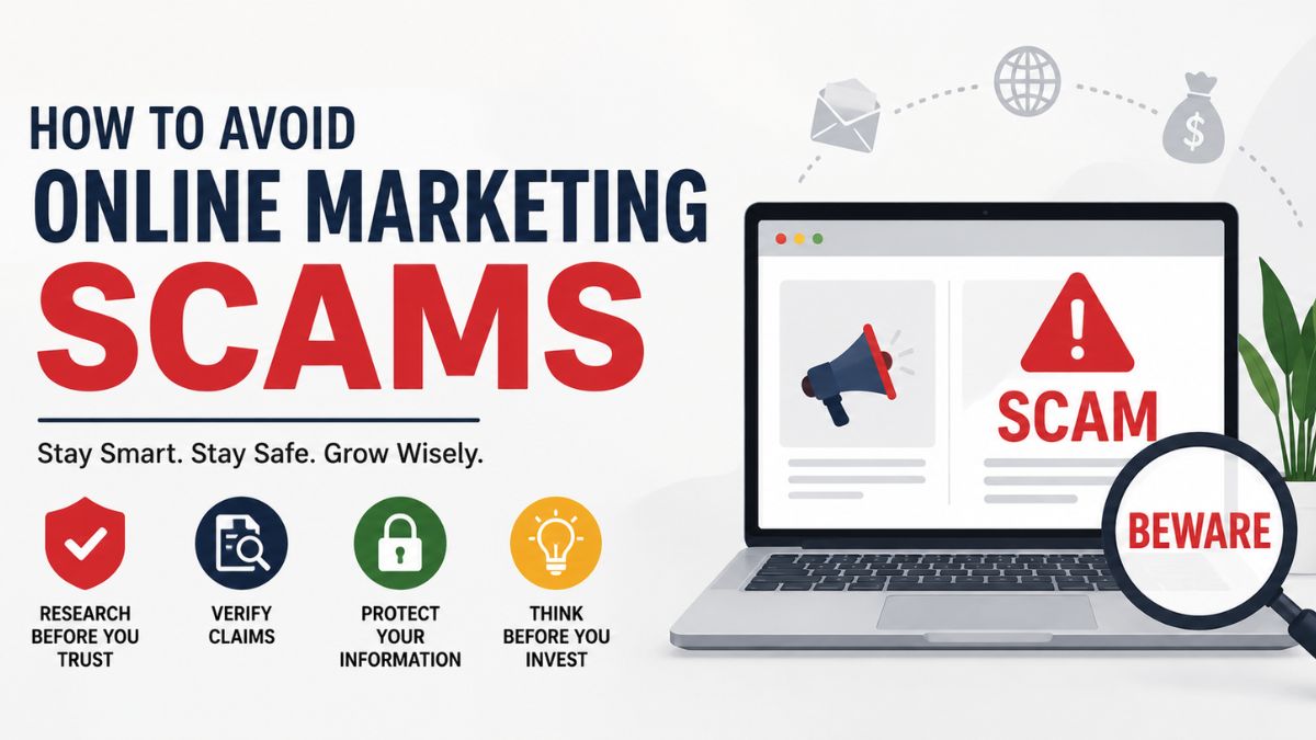How To Avoid Online Marketing Scams
